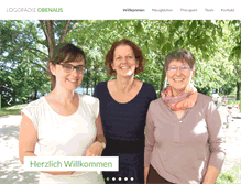 Tablet Screenshot of logopaedie-obenaus.de